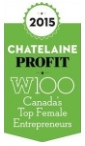 Chatelaine Profit W100 2015 Award